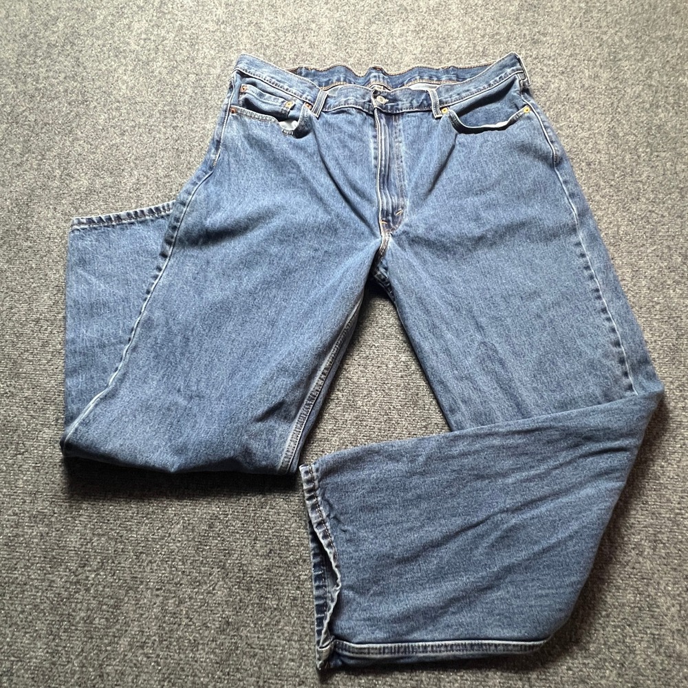 Levis 550 Relaxed Fit‎ Blue Denim Jeans Mens 42x32 Medium Wash